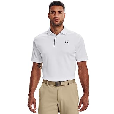 Under Armour Men's UA Tech Polo LG White - Image 1