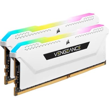 CORSAIR VENGEANCE RGB PRO SL DDR4 RAM 32GB (2x16GB) 3600MHz CL18-22-22-42 1.35V Intel AMD Desktop Computer Memory - White (CMH32GX4M2D3600C18W) - Image 3