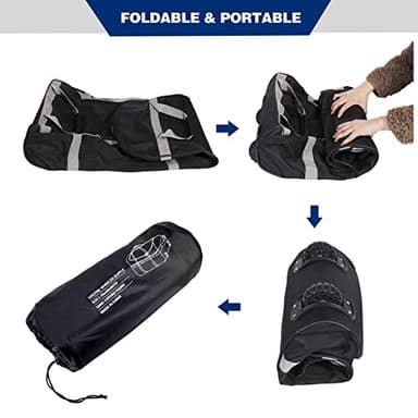 REDCAMP Foldable Duffle Bag with Wheels, 120L 1680D Oxford Large Duffle bags for Travel - Image 6
