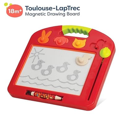 B. toys – Magnetic Drawing Board – 4 Animal Stamps – Portable Sketcher – Creative Toys For Toddlers, Kids – 18+ Months – Toulouse – LapTrec - Image 3