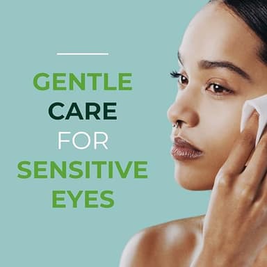 NOVEHA 180PCs Tea Tree Oil Eyelid & Lash Wipes With Hyaluronic Acid, Green Tea & Chamomile For Blepharitis & Itchy Eyes, Individually Wrapped Eyelash Wipes Natural Makeup Remover & Daily Cleanser - Image 3