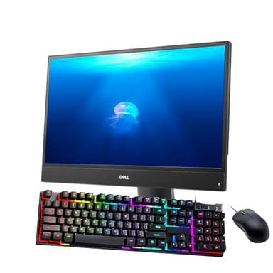 Dell Optiplex 5270 All-in-One Desktop Computer, 21.5" FHD(1920x1080) AIO Desktop, Core i5-9400, 16GB RAM, 512GB SSD, Mouse & RGB Keyboard, USB BT+WiFi, NO CAM, Windows 11 Pro(Renewed) - Image 3