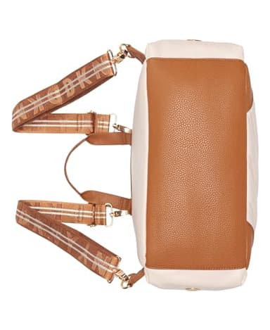 DKNY Solid Softside Backpack with Adjustable Straps, Rosewater, 14" - Image 5