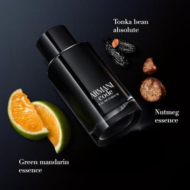 Armani beauty – Code – Eau de Parfum – Cologne for Men – Fougère Ambery Spicy Men’s Fragrance – Green Mandarin, Nutmeg, Tonka Bean Notes - 4.2 Fl Oz - Image 2