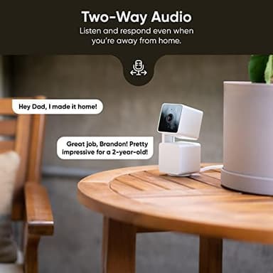 WYZE Cam Pan v3 Indoor/Outdoor IP65 1080P 360° Pan/Tilt/Zoom WiFi Smart Home Security Camera, Motion Tracking for Baby/Pet, Color Night Vision, Works with Alexa&Google Assistant, Free Expert Setup - Image 8