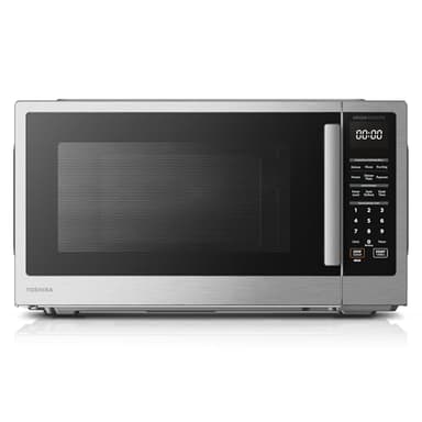 TOSHIBA ML4-EM22PAIT(SS) Countertop Microwave Oven with Sensor Cook, 6 Auto Menus, Origin Inverter, Child Lock, 2.2 Cu Ft for Large Family, 16.5 Inch Removable Turntable, 1200W, Stainless Steel - Image 1