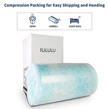 3 Inch Gel Memory Foam Mattress Topper King, CertiPUR-US Certified - Image 7