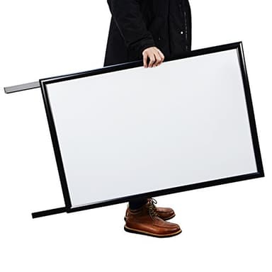 T-SIGN Sidewalk Sign for Indoor & Outdoor Sign - Open Aluminum A Frame Sign Poster Board 24x36 Inches, White Dry Erase Surface - Heavy Duty Double Sided Sandwich Board, Street Advertising Sign Board - Image 8