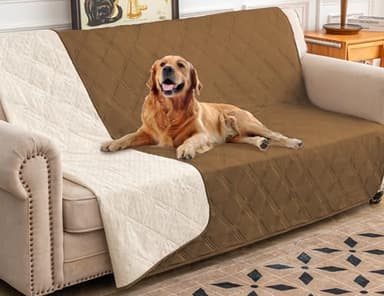 Ameritex Waterproof Dog Bed Cover Pet Blanket with Anti-Slip Back for Furniture Bed Couch Sofa - Image 1