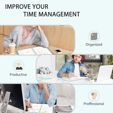 Ymumuda 2026 Planner-2 Year Monthly Planner 2026-2027, JAN.2026 - DEC.2027, 8.5" x 11", 26-27 Monthly Calendar,Large Planner with Spiral Bound, 24 Months Perfect for School Office Schedule - Turquoise - Image 6