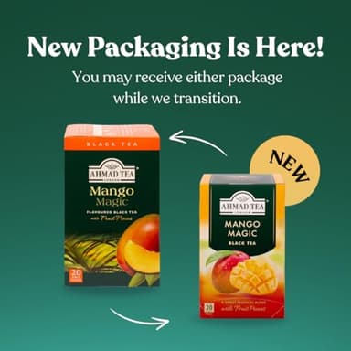 Ahmad Tea Mango Magic Black Tea, 20-Count Boxes (Pack of 6) - Image 2
