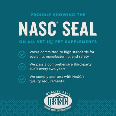 VetIQ Advanced Calming Support Supplement for Dogs, Calming Chews Help Manage Stress and Promote Relaxation, Anxiety Relief for Dogs, Made in The USA, 60 Count - Image 8