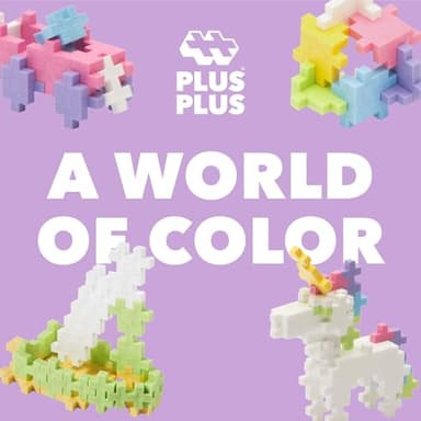 PLUS PLUS - Open Play Set - 300 Piece - Pastel Color Mix, Construction Building Stem Toy, Interlocking Mini Puzzle Blocks for Kids - Image 6