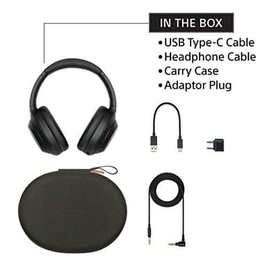 Sony WH-1000XM4 Wireless Premium Noise Canceling Overhead Headphones with Mic for Phone-Call and Alexa Voice Control, Silver WH1000XM4 - Image 7