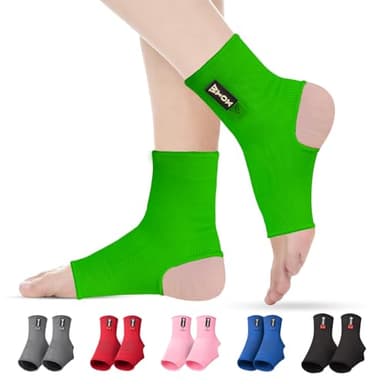 WYOX Ankle Compression Sleeve Support Brace for Men & Women, Running, Gym, Basketball, Cycling, Martial Arts, Kickboxing & Sports Stabilizer Compression Ankle Socks for Training & Recovery - Image 1