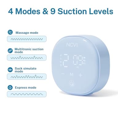 NCVI Wearable Breast Pump Hands Free with 21/24mm Flange, Portable Electric Automatic Breastfeeding Pump for Travel Work Equipped with Third-Generation Wearable Cups Non-Spill, On-The-go Size - Image 3