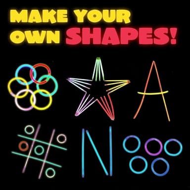 JOYIN 600 Pcs 8" Glowsticks, Halloween Supplies Pack, Bracelets Necklaces, Glow in the Dark Party Favors, Easter, Christmas, Football Party Supplies - Image 4