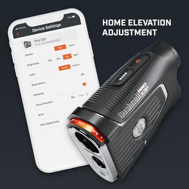 Bushnell Pro X3+ Golf Rangefinder with Wind Speed and Direction,1300 Yard Range,7X Magnification, Pin Locking with Visual Jolt - Image 10