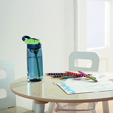 Contigo Kids Straw Water Bottle with AUTOSPOUT Lid 20oz Blueberry - Image 2