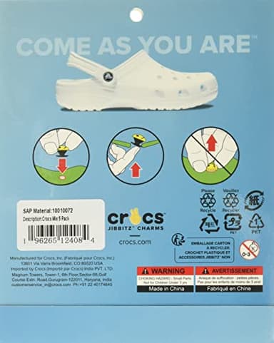 Crocs Girls and Teens Cute Collection Multi Packs Charms for Kids’ Shoes – Medium Width – Single Size Crocs Mix 5-Pack One Size Medium - Image 2