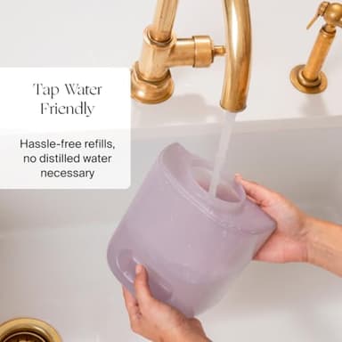 Canopy Bedside Humidifier 2.0, White, 36 HR Run Time, 2.5L Capacity - Reading Light & White Noise - Alleviate Symptoms of Allergies, Flu, Cold, Dry Skin - Humidifier, Filter, Power Cord & Adapter - Image 9