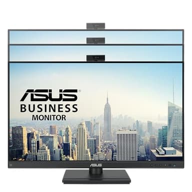 ASUS 24” 1080P Video Conferencing Monitor (BE249QFK) - IPS, 100Hz, Frameless, Full HD Webcam, Mic Array, Speakers, Height Adjustable, Ergonomic Design, Eye Care, Wall Mountable, 3 yr Warranty - Image 10