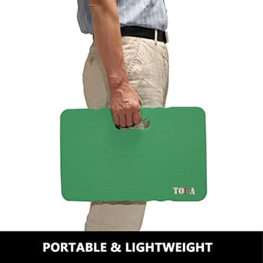 Kneeling Pad Thick Extra Large High Density Foam Comfort for Work Gardening Yoga Exercise Garden Knee 2 Pack Green - Image 4