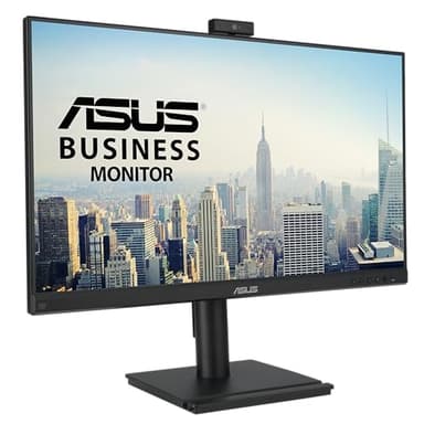 ASUS 24” 1080P Video Conferencing Monitor (BE249QFK) - IPS, 100Hz, Frameless, Full HD Webcam, Mic Array, Speakers, Height Adjustable, Ergonomic Design, Eye Care, Wall Mountable, 3 yr Warranty - Image 11