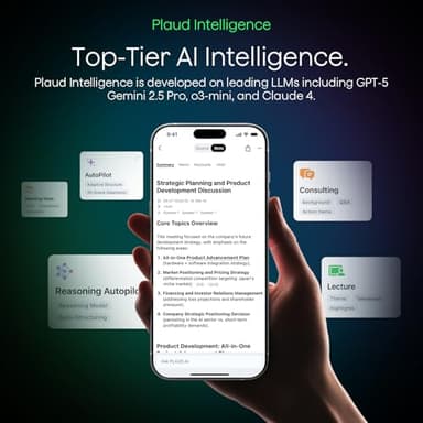 Plaud NotePin Voice Recorder, AI Voice Recorder, App Control, AI Notetaker, AI Transcribe & Summarize, Support 112 Languages, 64GB Memory, Audio Recorder for Lectures, Meetings, Cosmic Gray - Image 6