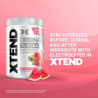 Xtend XTEND Original BCAA Powder 7g BCAA and 2.5g L-Glutamine, Sugar Free Post Workout Muscle Recovery Drink with Amino Acids for Men & Women, 30 Servings - Image 6