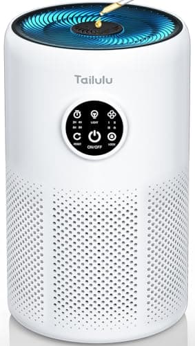 Air Purifiers for Home Pets Large Room Up to 1360 Ft², Tailulu D10 HEPA Air Purifiers for Bedroom with 15dB Sleep Mode, Air Filter for Pet Dander Smoke Odor Dust Pollen with Timer Fragrance Sponge - Image 1