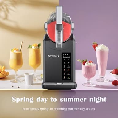 STERAYS Slushie Machine,Slushy Machine for Home,6 Preset Programs,Auto Cleaning,No Ice Needed, Frozen Drink Maker for Milk Shakes,Frappe,Margarita Smoothie,Slush,and More - Image 4
