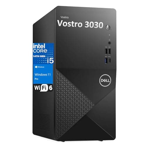 Dell Desktop Computers Tower PC for Home Business Student, 14th Gen Intel Core i5-14400 (Beat i7-13620H), 32GB DDR5 RAM, 1TB PCIe SSD, WiFi 6, Bluetooth, DisplayPort, HDMI, Type-C, Windows 11 Pro - Image 1