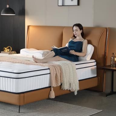 SUAYEA Queen Mattress, 12 Inch Queen Size Mattress in a Box, Pocket Spring and Soft Foam, Ultimate Motion Isolation, Strong Edge Support, Medium Firm - Image 8