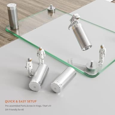 2 Pack Computer Monitor Riser with Height Adjustable Multi Media Desktop Stand for Flat Screen LCD LED TV, Laptop/Notebook/Xbox One - Image 5