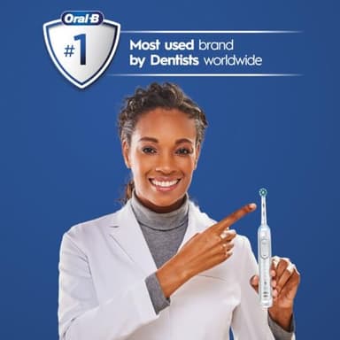 Oral-B Genius X Limited Rechargeable Electric Toothbrush with 1 Replacement Brush Head, Travel Case, White - Image 7