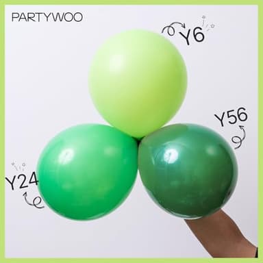 PartyWoo Lime Green Balloons 100 pcs Different Sizes of 36 18 12 10 5 Inch Neon Yellowish Light Green Latex Balloon Arch Kit Garland for Graduation Halloween Summer Birthday Party Decorations Green-Y6 - Image 4