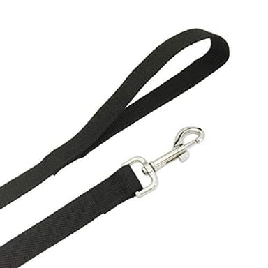 SALO Nylon Training Dog Leash for Small Medium Large Dogs, 1 Inch Wide, 20ft 30ft 40ft 50ft Long Leash Dog/Puppy Lead for Obedience Recall Training, Camping, or Backyard (40 Foot, Black) - Image 4