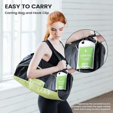 Clothirily Cooling Towels (40"x12"), Breathable Gym Towels for Neck and Face, Men & Women Workout Towel for Hot Weather, Sweat Towel for Gym Yoga, Camping, Fitness, Running, Traveling, 4 Pack - Image 5