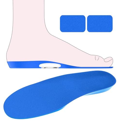 Edvbela Insoles for Airtag Hidden Holder, Tracker Devise Case for Kids, Adults and Elderly, Comfortable Inserts for Shoes, Blue (155-170mm) - Image 1