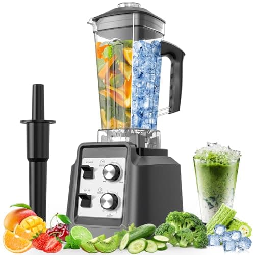 PSIIDAN Blender, Blender for Smoothies, Blenders for Kitchen, Professional Countertop Blenders with 68Oz. Pitcher, Adjustable Speeds, Timing Control, HS-209D