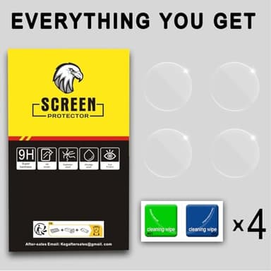 SPGUARD 4 Pack for Samsung Galaxy Watch 8 Screen Protector 40mm Tempered Glass Clear Film Anti Scratch Bubble Free Compatible with Galaxy Watch8 40mm(NOT for Others Models) - Image 8