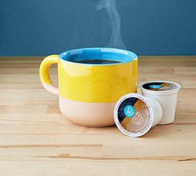 Amazon Brand - Happy Belly Light Roast Coffee Pods, Hazelnut Flavored, Compatible with Keurig 2.0 K-Cup Brewers, 100 Count - Image 2