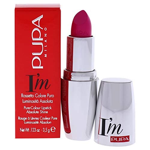 Pupa Milano I Am Pure-Colour Lipstick - Intense Color And Absolute Brightness - High Concentration Of Pigments - Lightweight And Flawless - Melts Perfectly On Lips - 405 Electric Fuchsia - 0.123 OZ - Image 1