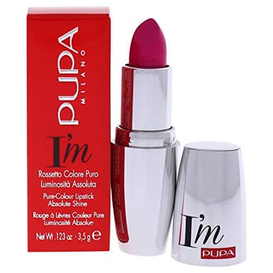 Pupa Milano I Am Pure-Colour Lipstick - Intense Color And Absolute Brightness - High Concentration Of Pigments - Lightweight And Flawless - Melts Perfectly On Lips - 405 Electric Fuchsia - 0.123 OZ - Image 1