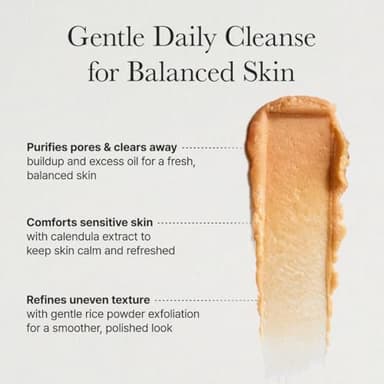 ARENCIA Calendula Rice Mochi Fresh Cleanser - Moisturizing, Brightening & Deep-Cleansing (4.23oz) - Image 4