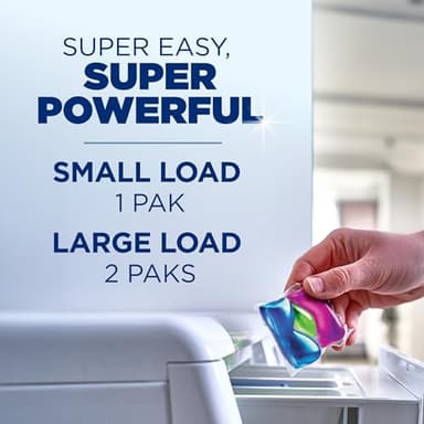 ARM & HAMMER™ Deep Clean Odor Formula Laundry Detergent Power Paks, Laundry Odor Remover, Radiant Burst Scent, 44 Count, 44 Loads - Image 7