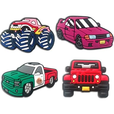 Car & Dinosaur Shoe Charms for Boys, 24 PCS Dino & Truck Shoe Decoration Pins for Clog, Cute Shoe Accessories for Kids Party Favor Gifts - Image 5