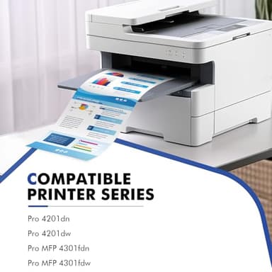 210A Toner Cartridges 4 Pack: 210X MFP 4301fdw Compatible for HP 210A 210 Toner Cartridges Set Color Laserjet Pro MFP 4301fdw 4301fdn Pro 4201dw 4201dn Series Printer W2100A W2100X High Yield Ink - Image 2