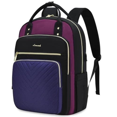 LOVEVOOK Laptop Backpack for Women 15.6 inch Large Capacity Travel Backpack for Work Business - Image 1